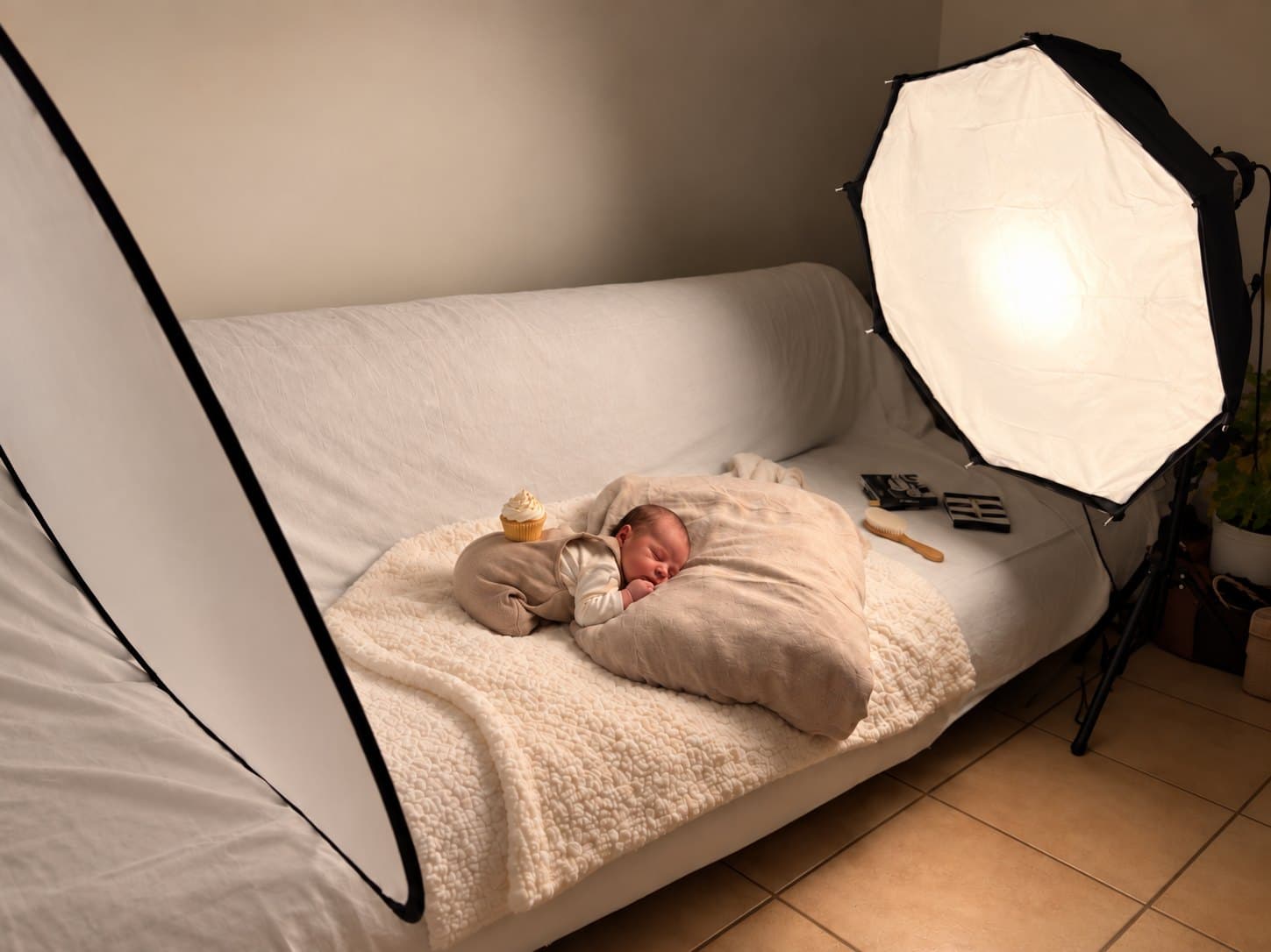 Behind the scene set up
